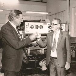 Dirk Mudge and Dr. Jan Spies